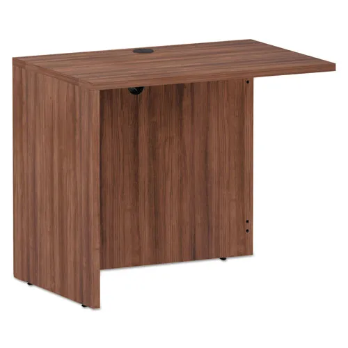 Alera Valencia Series Reversible Return/bridge Shell, 42w X 23.63d X 29.5h. Mahogany
