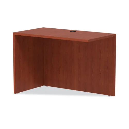 Alera Valencia Series Reversible Return/bridge Shell, 42w X 23.63d X 29.5h, Medium Cherry