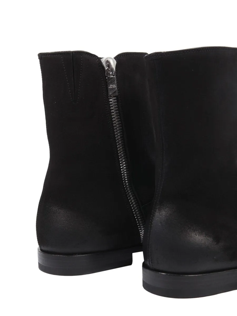 Alexander McQueen Distressed Ankle Boots