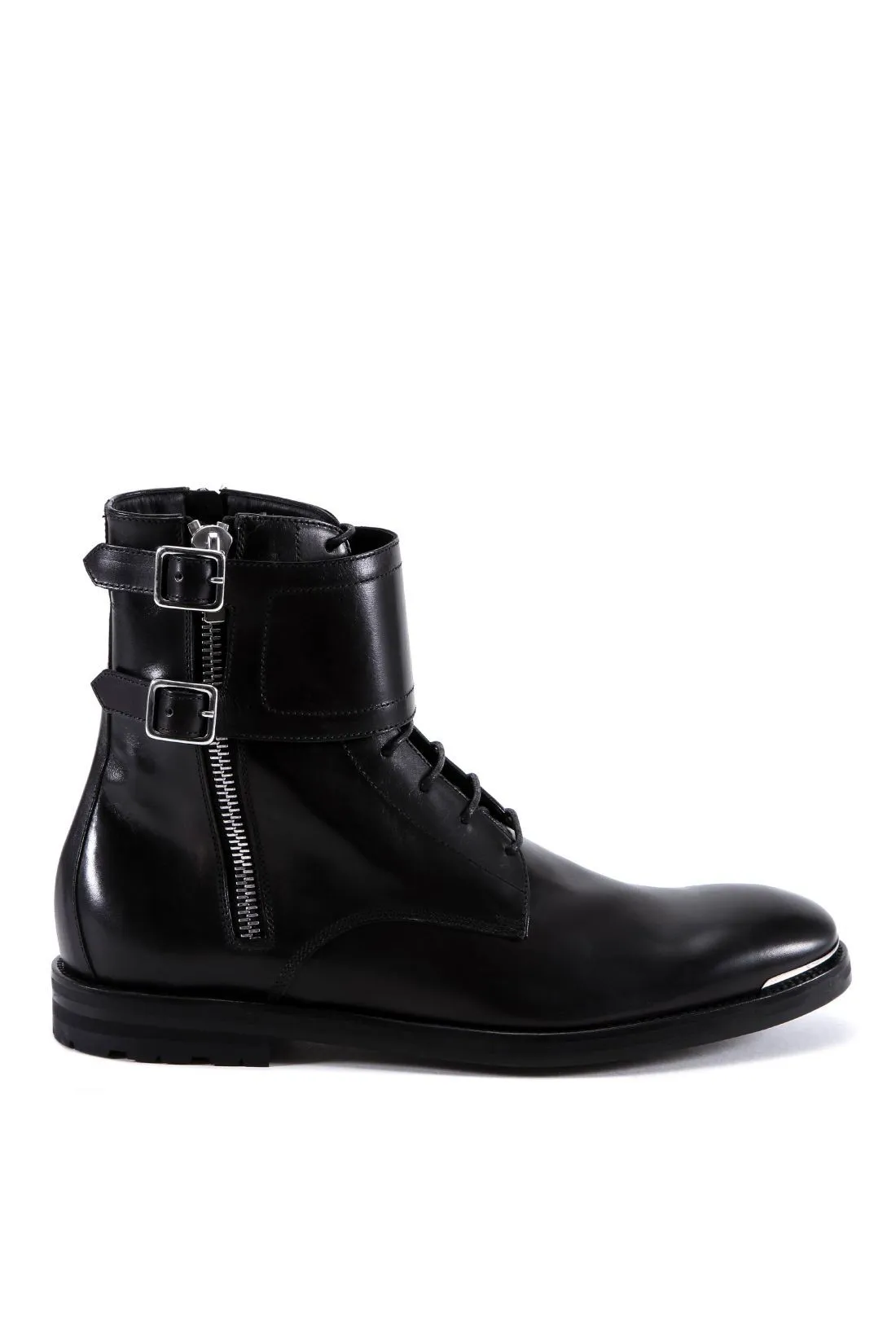 Alexander McQueen Double Buckle Boots