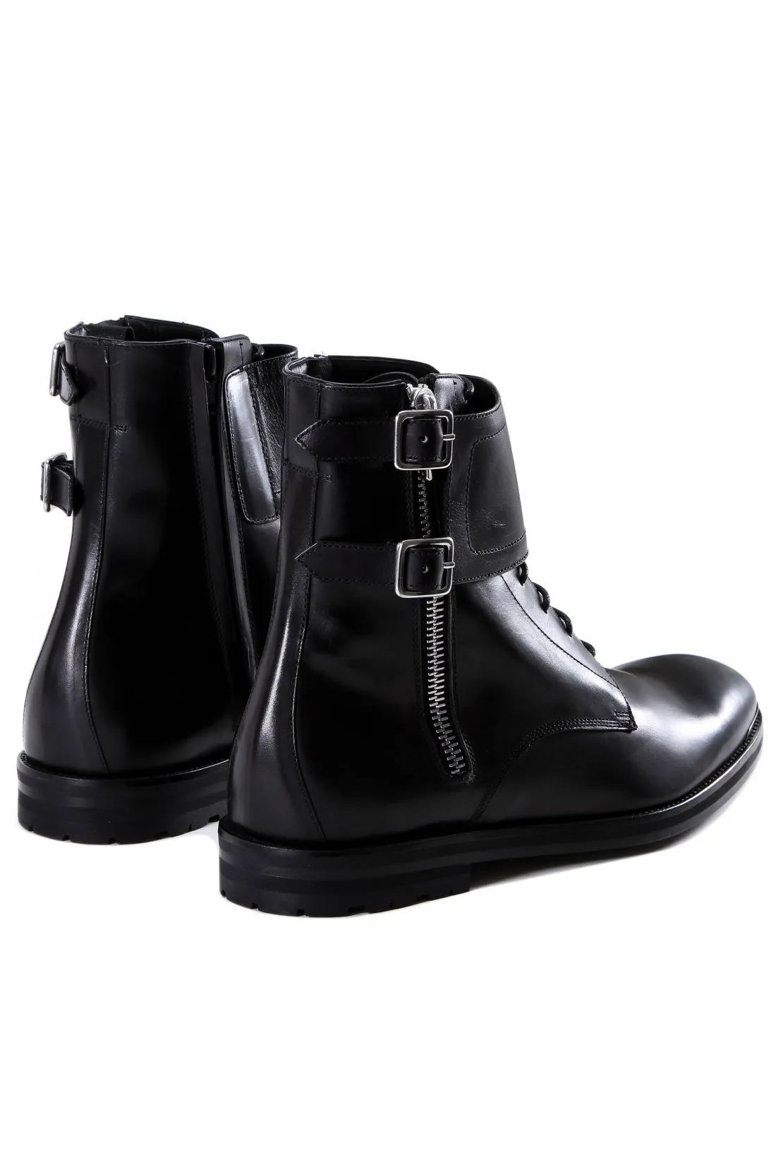Alexander McQueen Double Buckle Boots