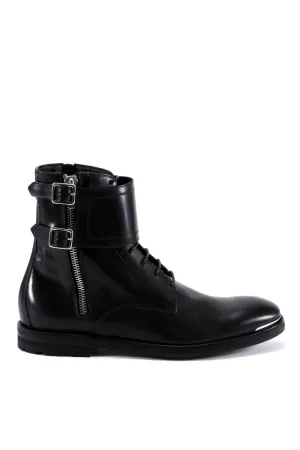 Alexander McQueen Double Buckle Boots