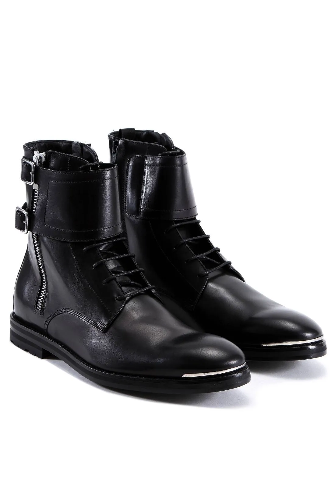 Alexander McQueen Double Buckle Boots