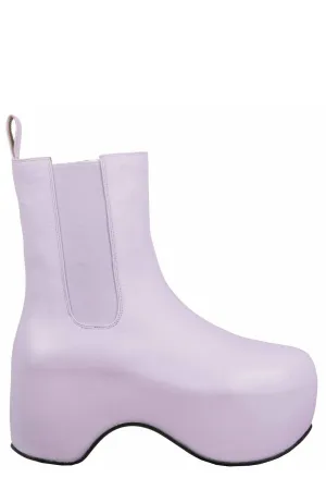 Area Platform Ankle Boots
