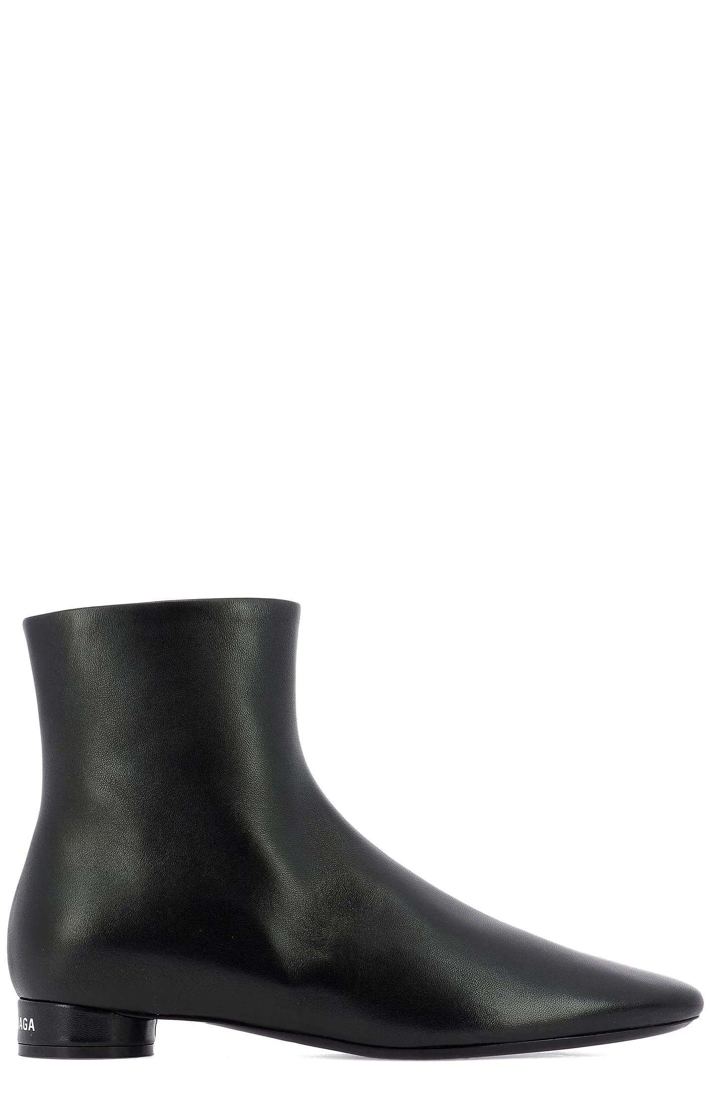 Balenciaga Logo Heeled Ankle Boots