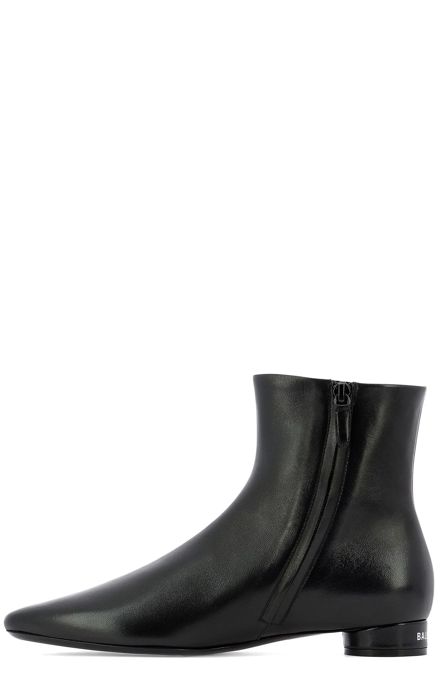Balenciaga Logo Heeled Ankle Boots