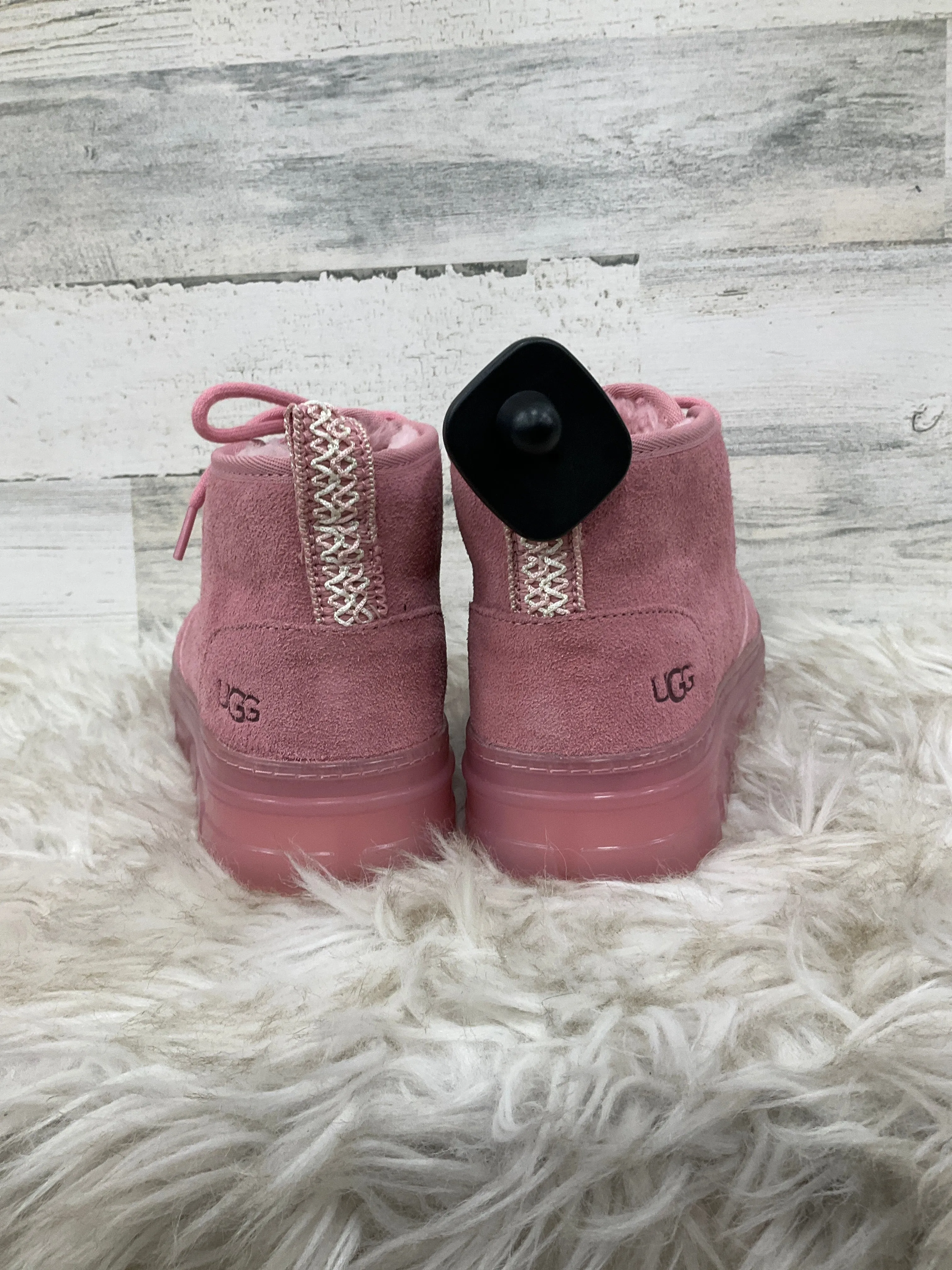 Boots Designer By Ugg In Pink, Size: 8