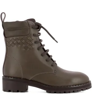 Bottega Veneta Weave Detail Ankle Boots