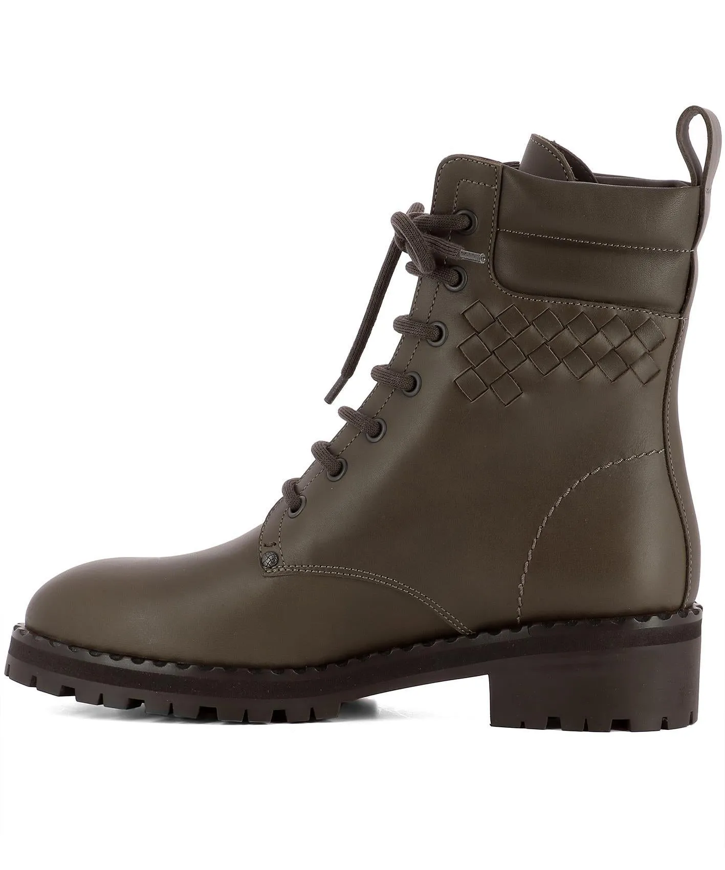 Bottega Veneta Weave Detail Ankle Boots