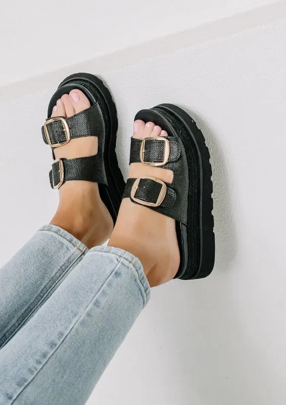 Buckled Fashion Wedges