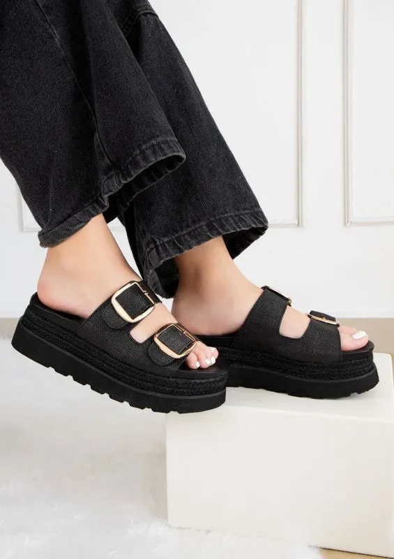 Buckled Fashion Wedges