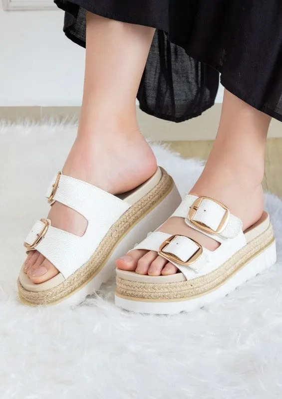 Buckled Fashion Wedges