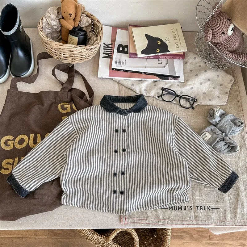 Cool Kids Striped Denim Shirt