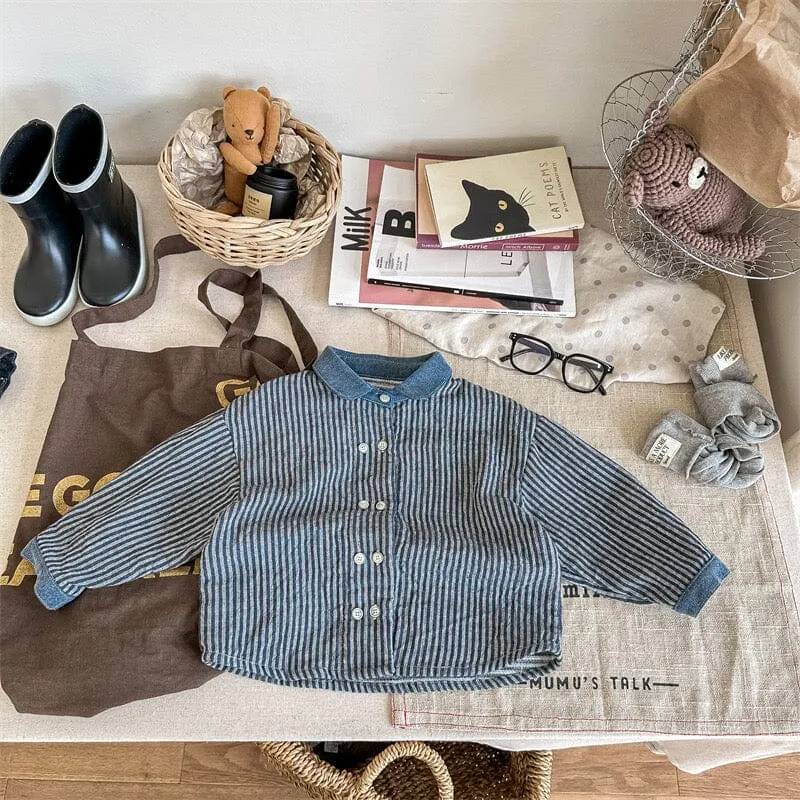 Cool Kids Striped Denim Shirt