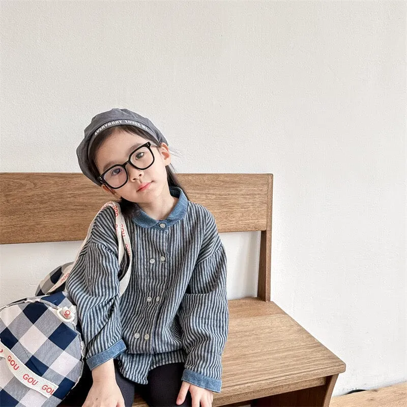 Cool Kids Striped Denim Shirt