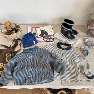 Cool Kids Striped Denim Shirt