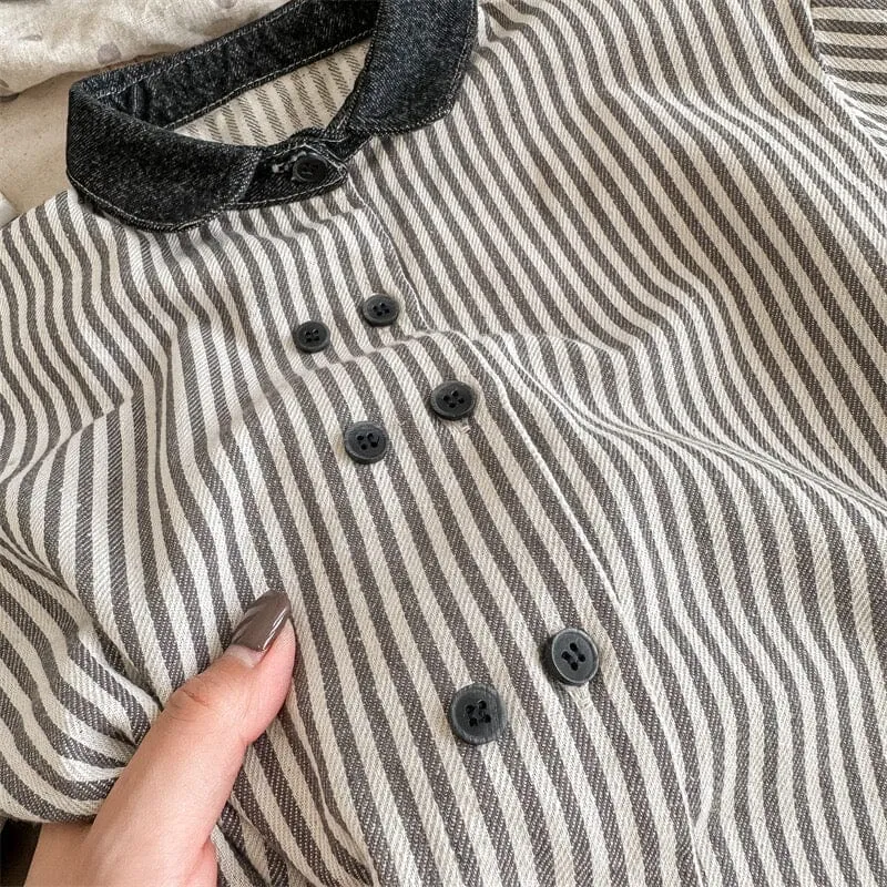 Cool Kids Striped Denim Shirt