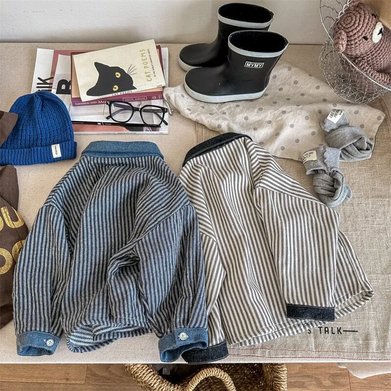 Cool Kids Striped Denim Shirt
