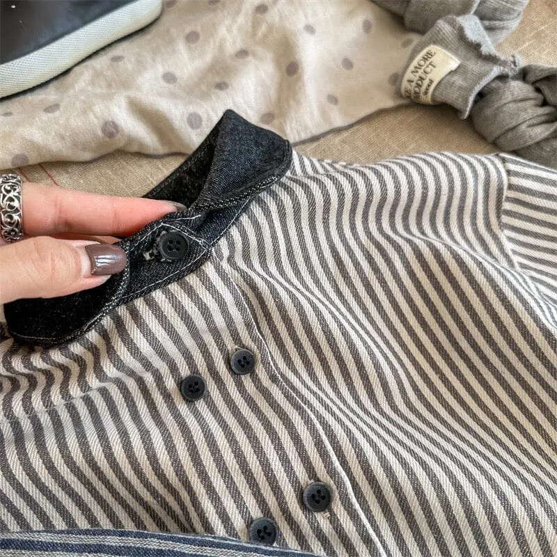 Cool Kids Striped Denim Shirt