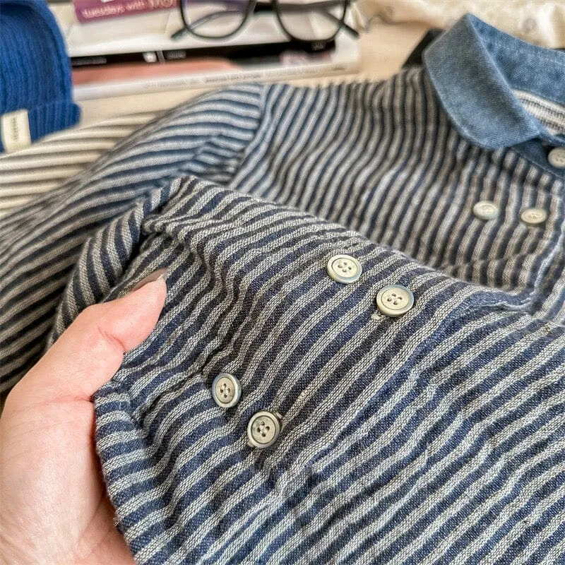Cool Kids Striped Denim Shirt