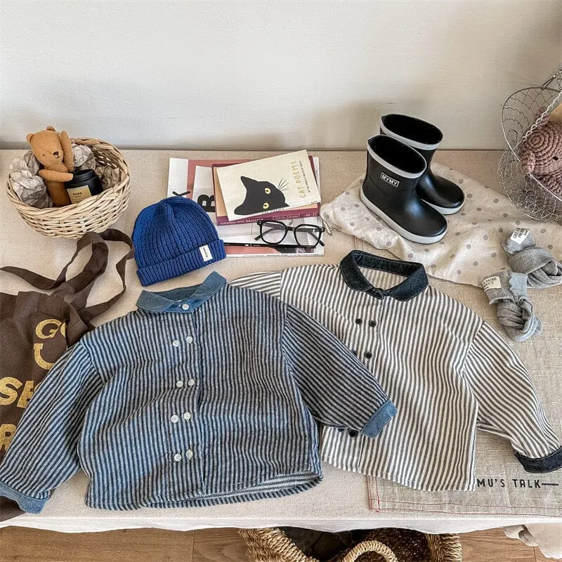 Cool Kids Striped Denim Shirt
