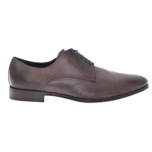 Dolce & Gabbana Brown Leather Derby Formal Dress Shoes