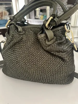 Italian Woven Capri Handbag