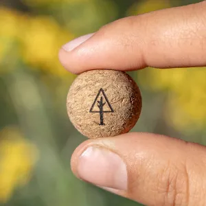 Rawlogy Micro Cork Massage Balls - 3 Balls   Pouch