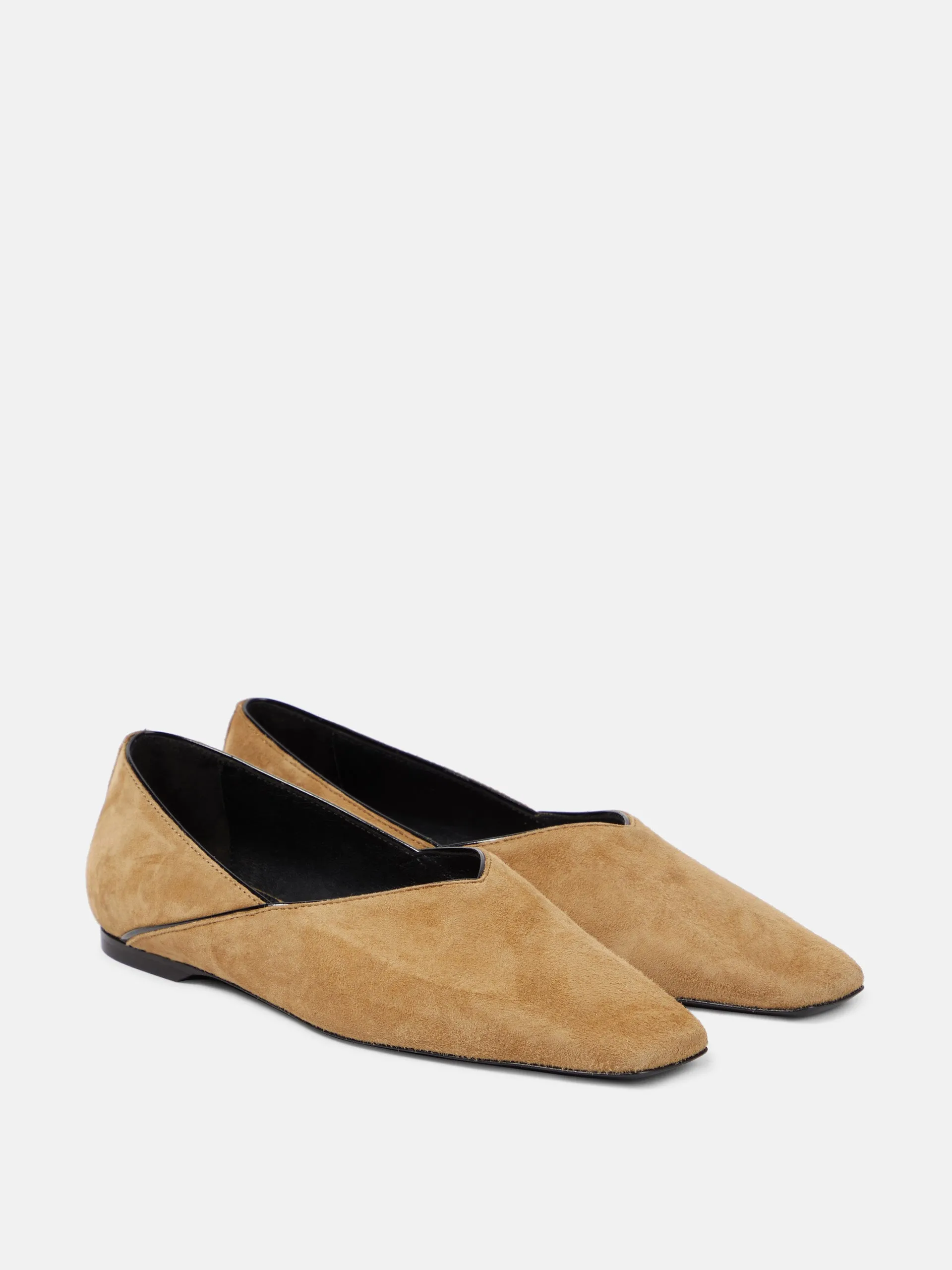 The Everyday Flat suede ballet flats
