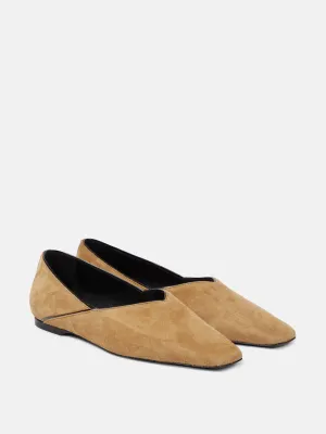 The Everyday Flat suede ballet flats