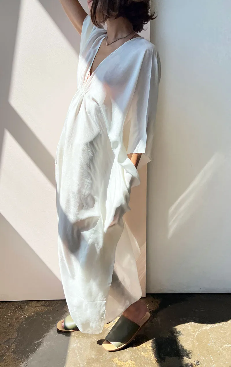 White silk caftan-last one