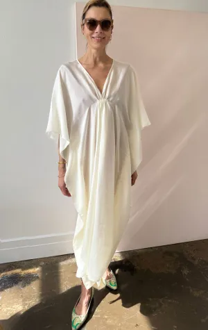 White silk caftan-last one