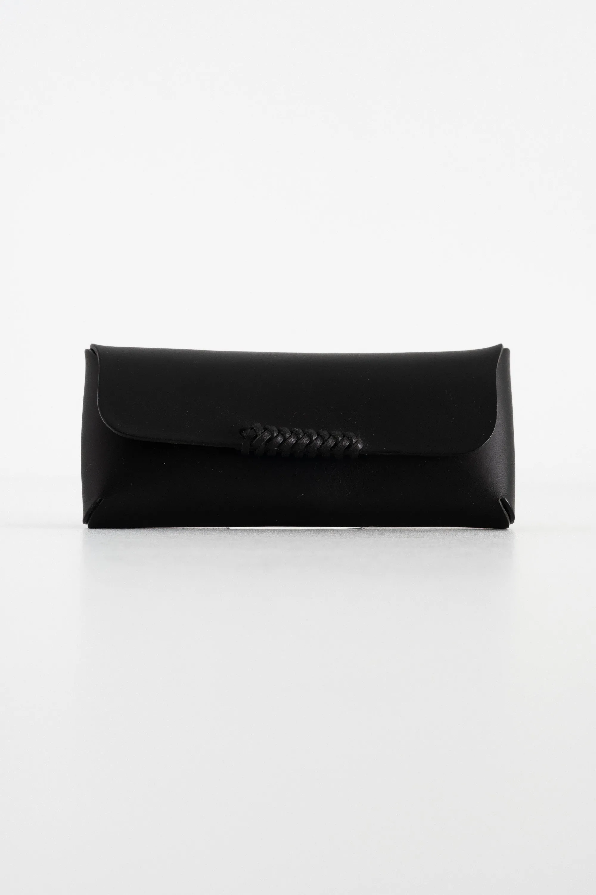 WOVEN GLASSES CASE - BLACK