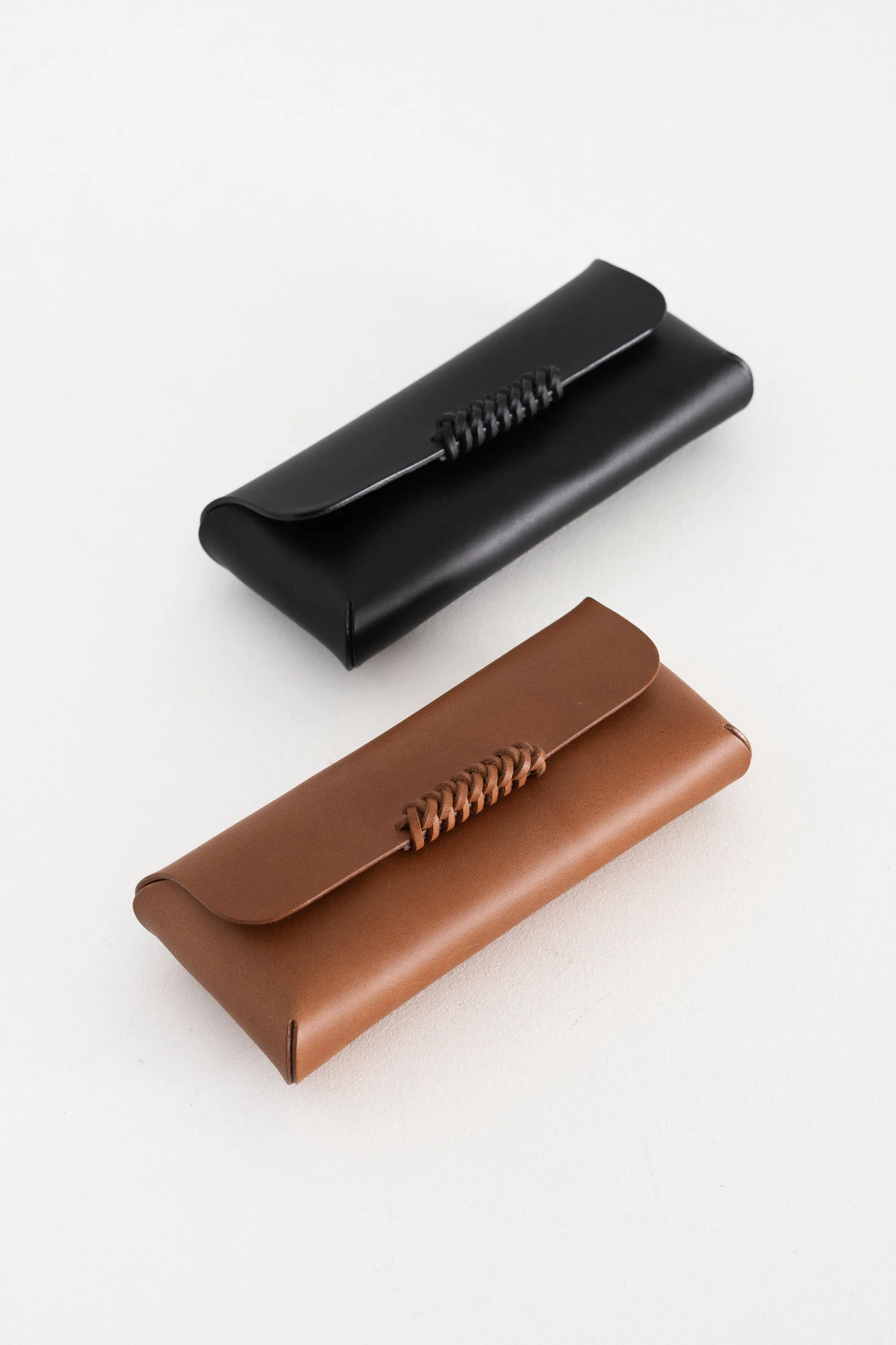 WOVEN GLASSES CASE - BLACK