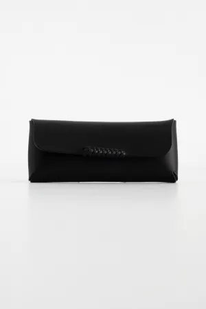 WOVEN GLASSES CASE - BLACK